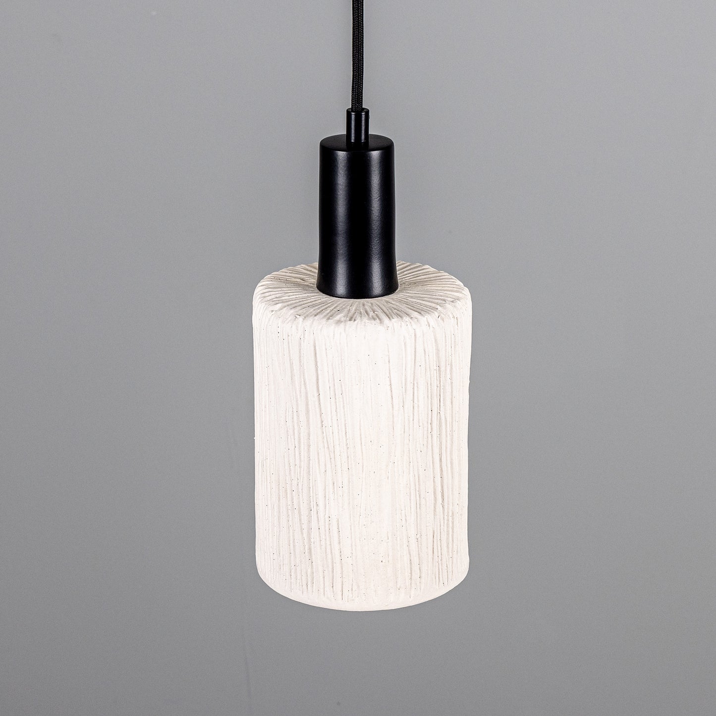 Senna Organic Ceramic Cylinder Pendant Light 12cm