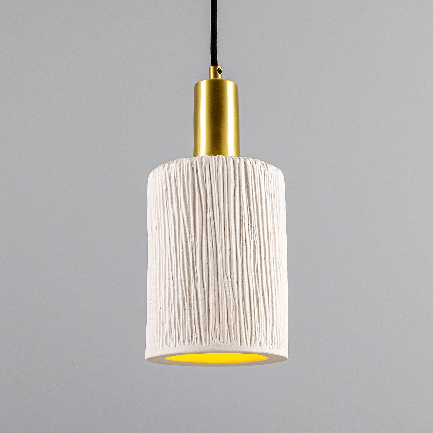 Senna Organic Ceramic Cylinder Pendant Light 12cm