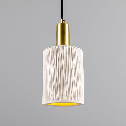 Senna Organic Ceramic Cylinder Pendant Light 12cm