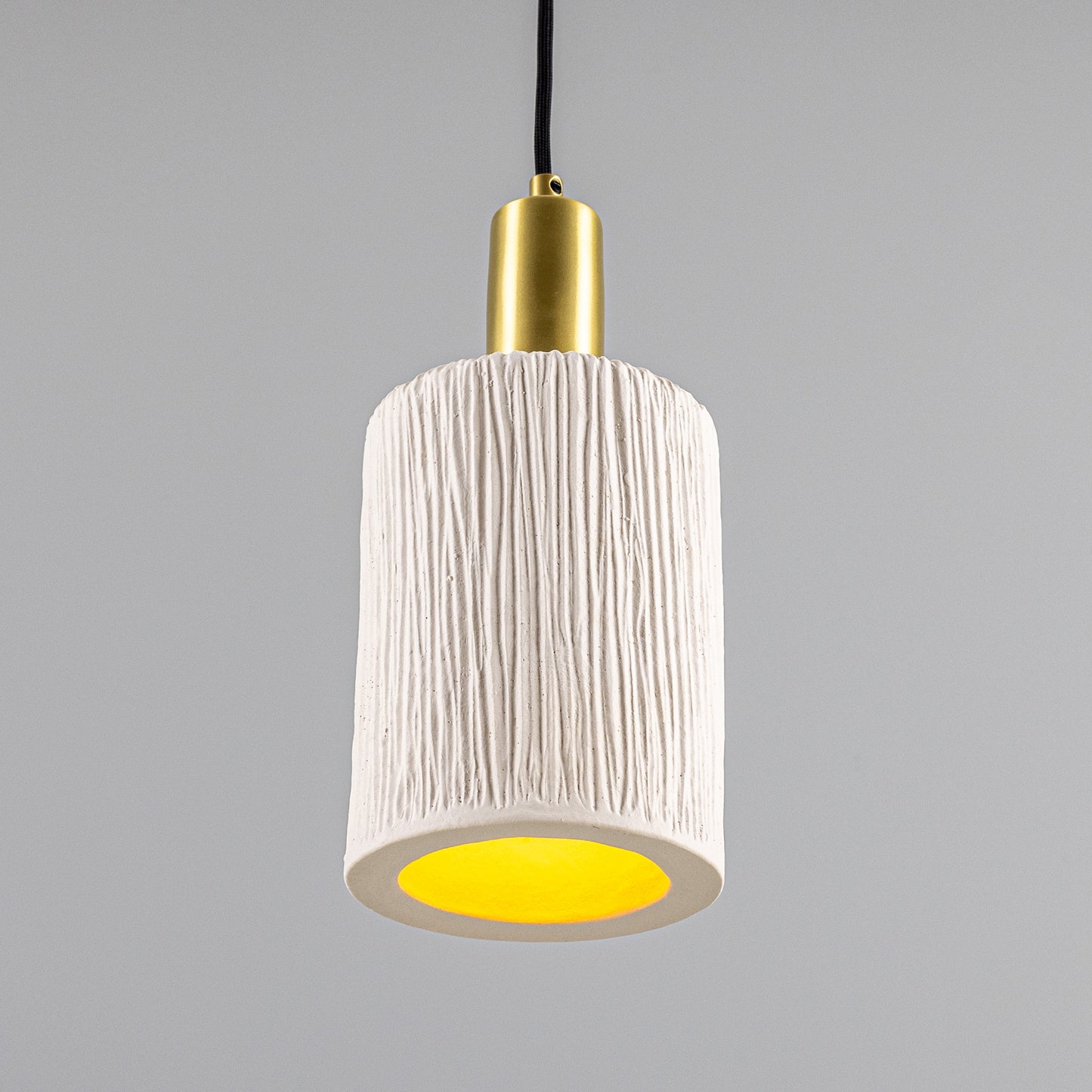 Senna Organic Ceramic Cylinder Pendant Light 12cm