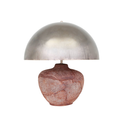 Lawson Ceramic Table Lamp with Brass Dome Shade