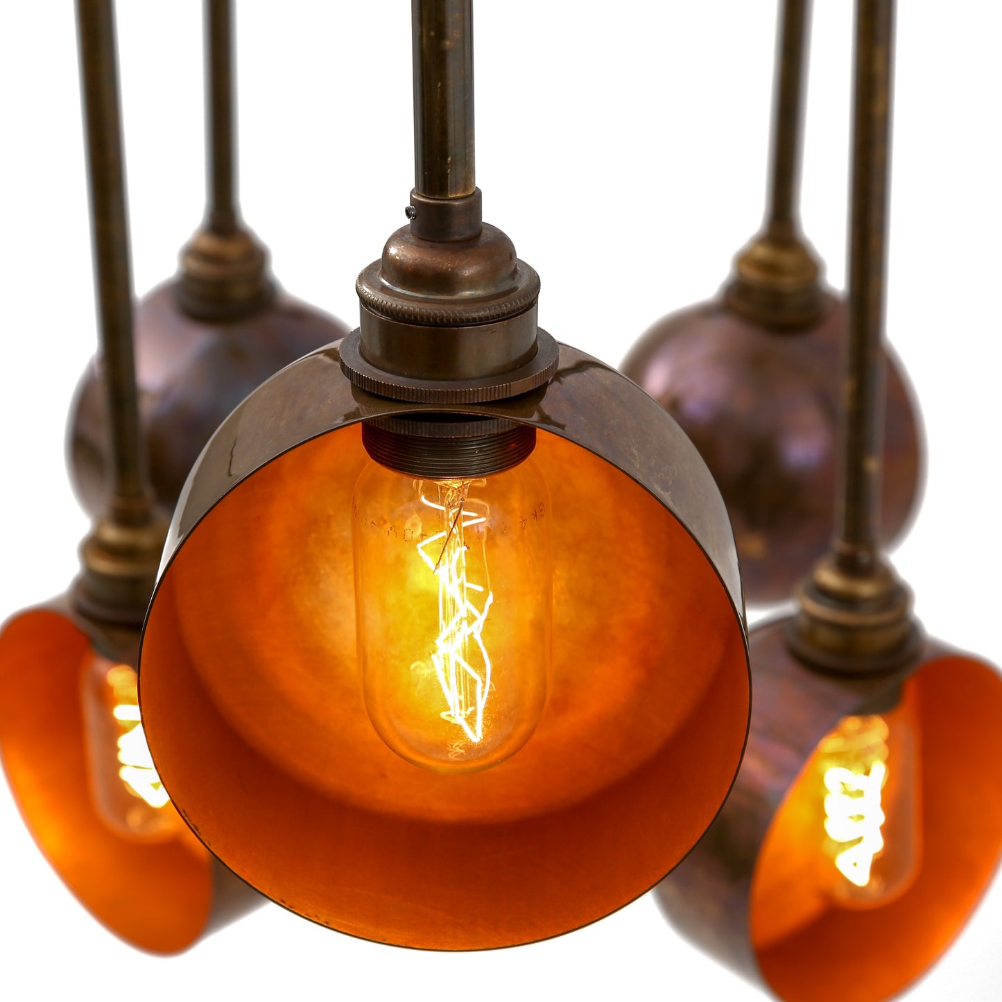 San Jose Industrial Chandelier, Eight-Arm