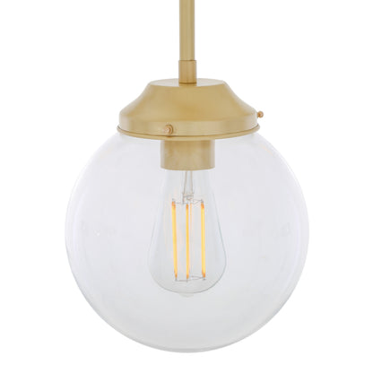 Rome Mid-Century Three-Tier Globe Chandelier, 13-Light