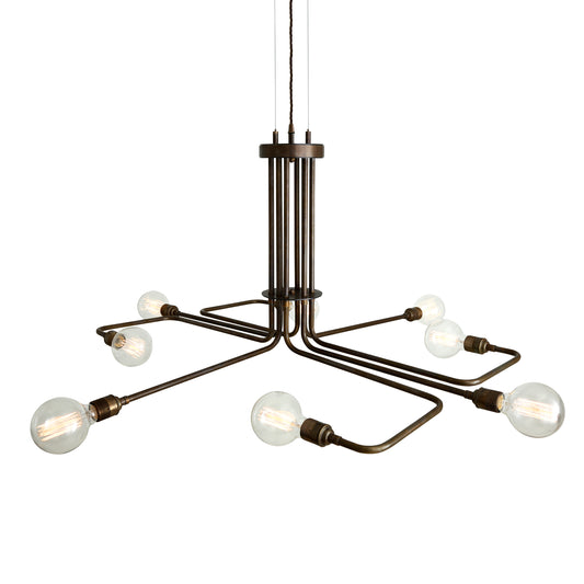 Amman Mid-Century Chandelier, Eight-Arm