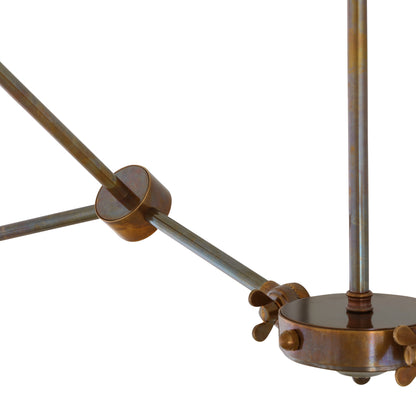 Ottawa Modern Industrial Chandelier, Six-Arm