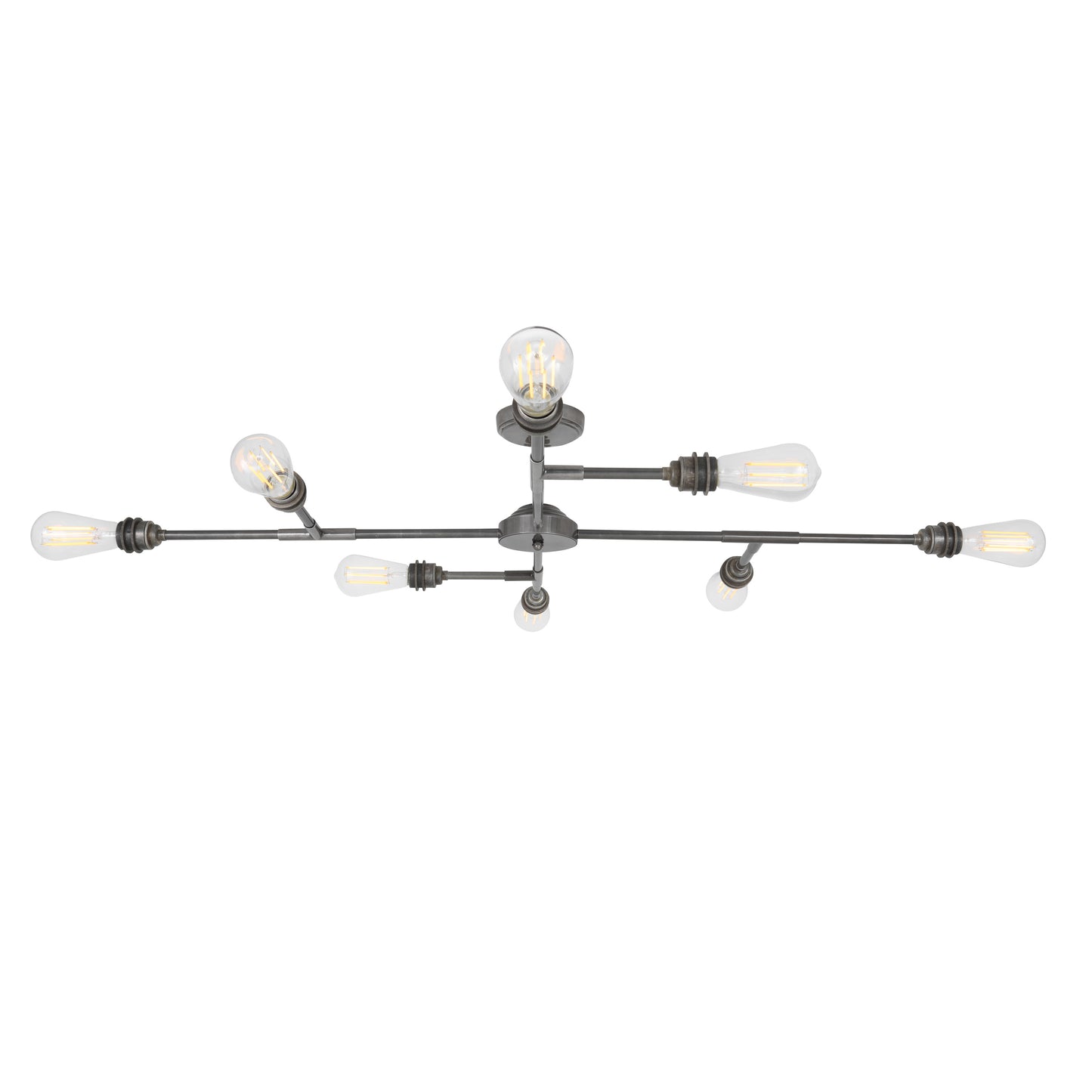 San Felipe Vintage Flush Chandelier, Eight-Arm