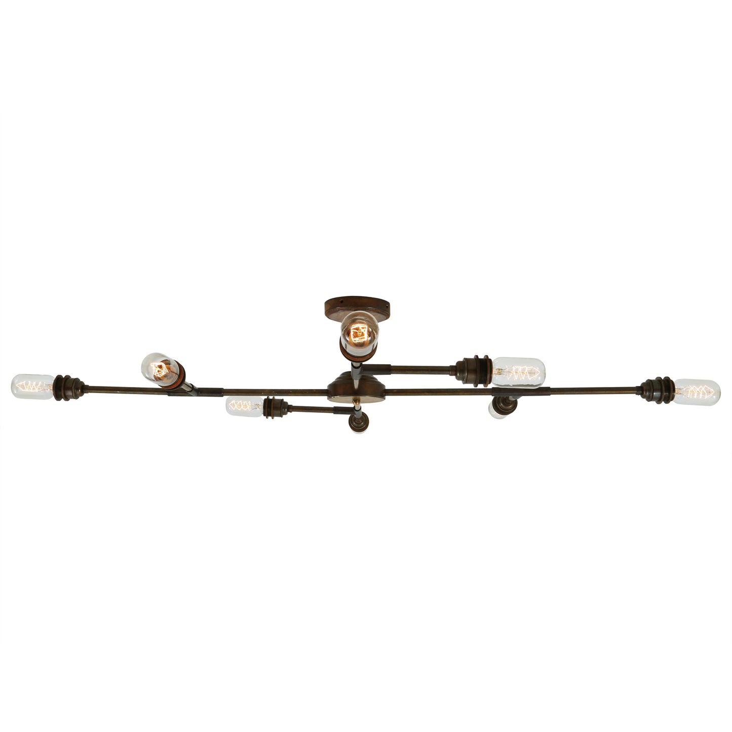 San Felipe Vintage Flush Chandelier, Eight-Arm