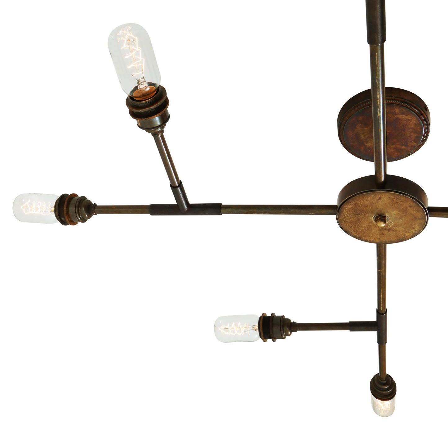 San Felipe Vintage Flush Chandelier, Eight-Arm