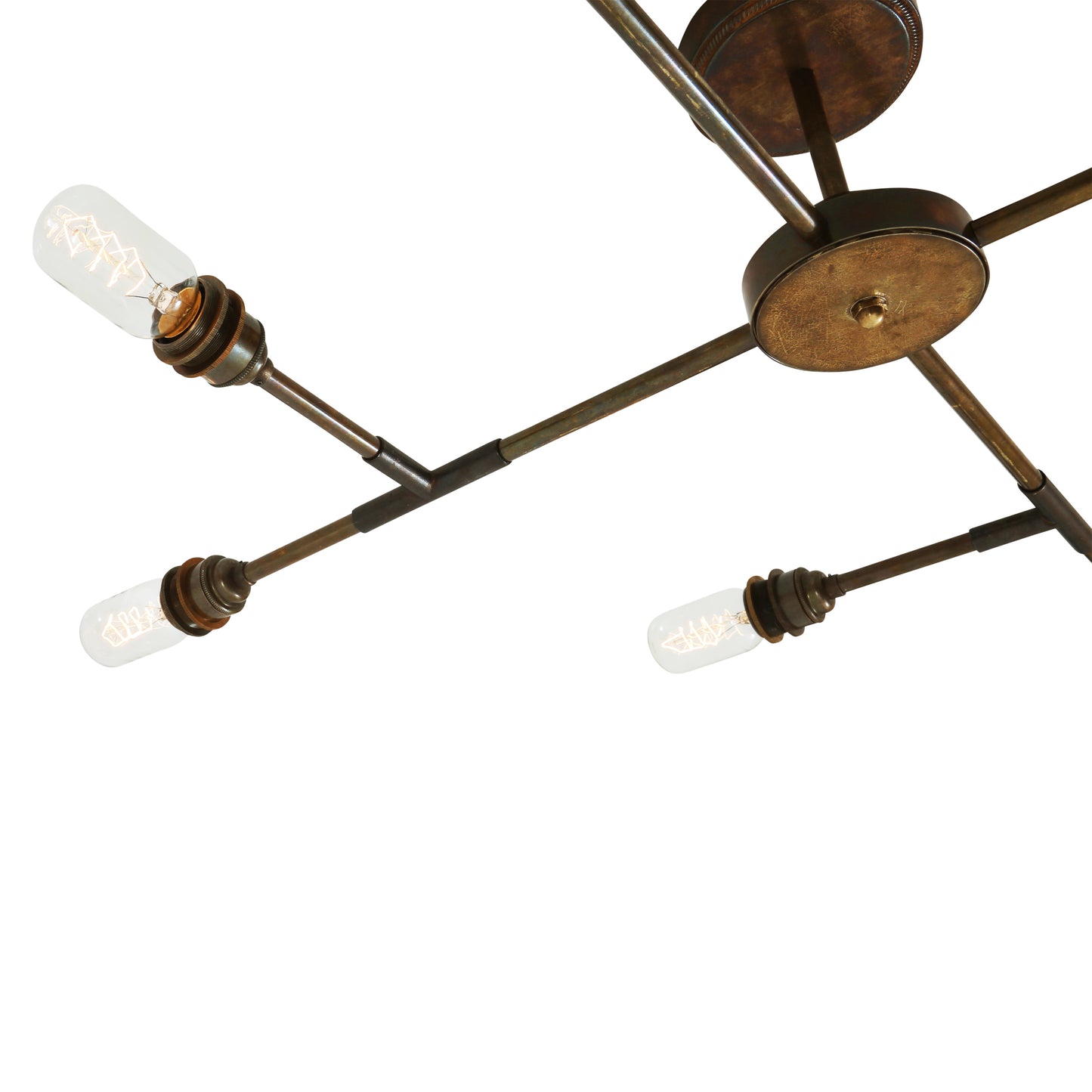 San Felipe Vintage Flush Chandelier, Eight-Arm