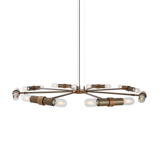 Kendu Modern Adjustable Chandelier, Eight-Arm