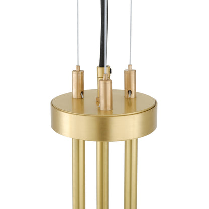 Bellavary Modern Globe Chandelier, Three-Arm