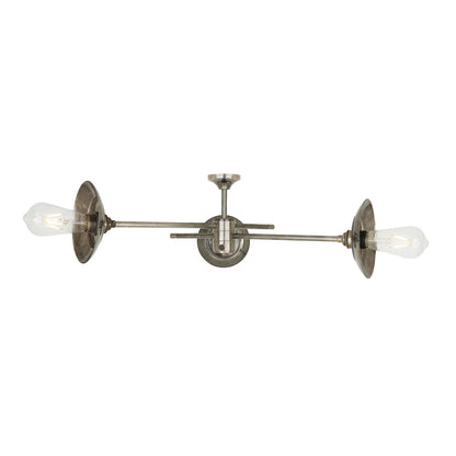 Reznor Industrial Flush Chandelier, Three-Arm