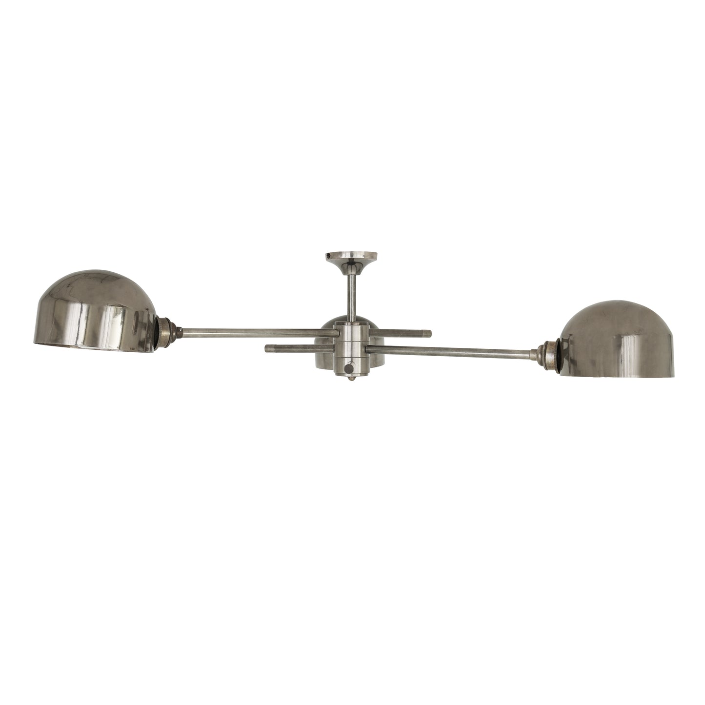 San Jose Vintage Flush Chandelier, Three-Arm