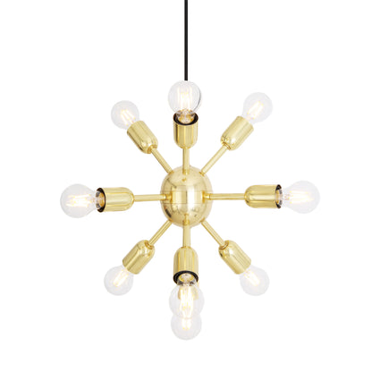 Glenties Small Sputnik Chandelier, 10 Light