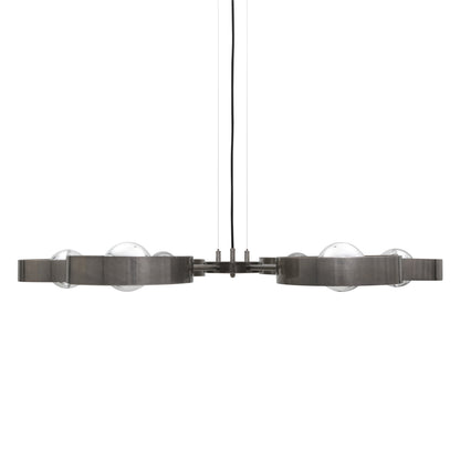 Fossa Modern Industrial Chandelier, Six-Arm