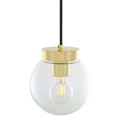 Agusta Cascade Globe Chandelier, Three-Light