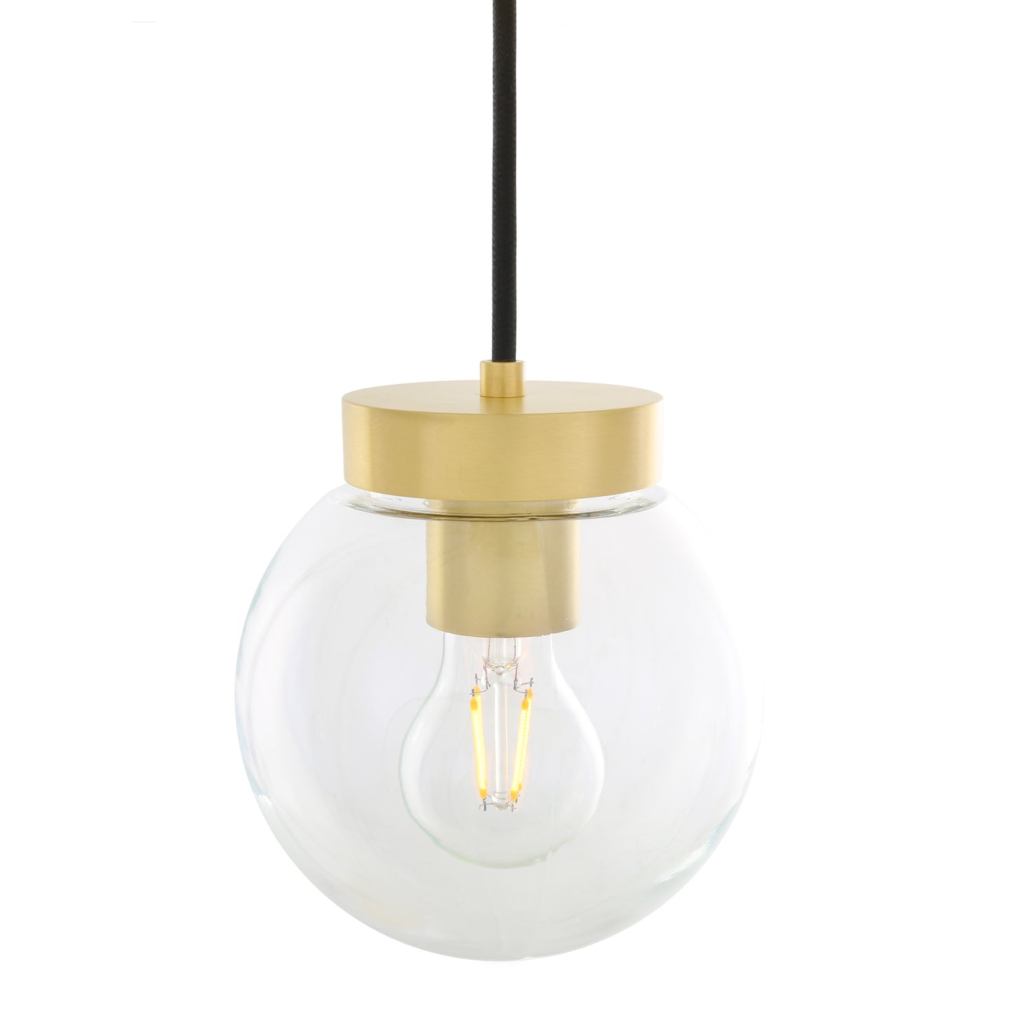 Agusta Cascade Globe Chandelier, Five-Light