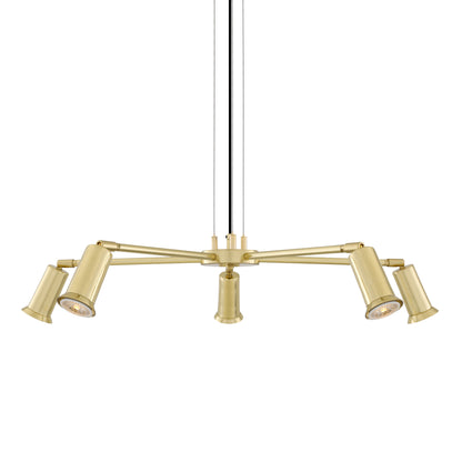 Jasper Contemporary Chandelier, Five-Arm