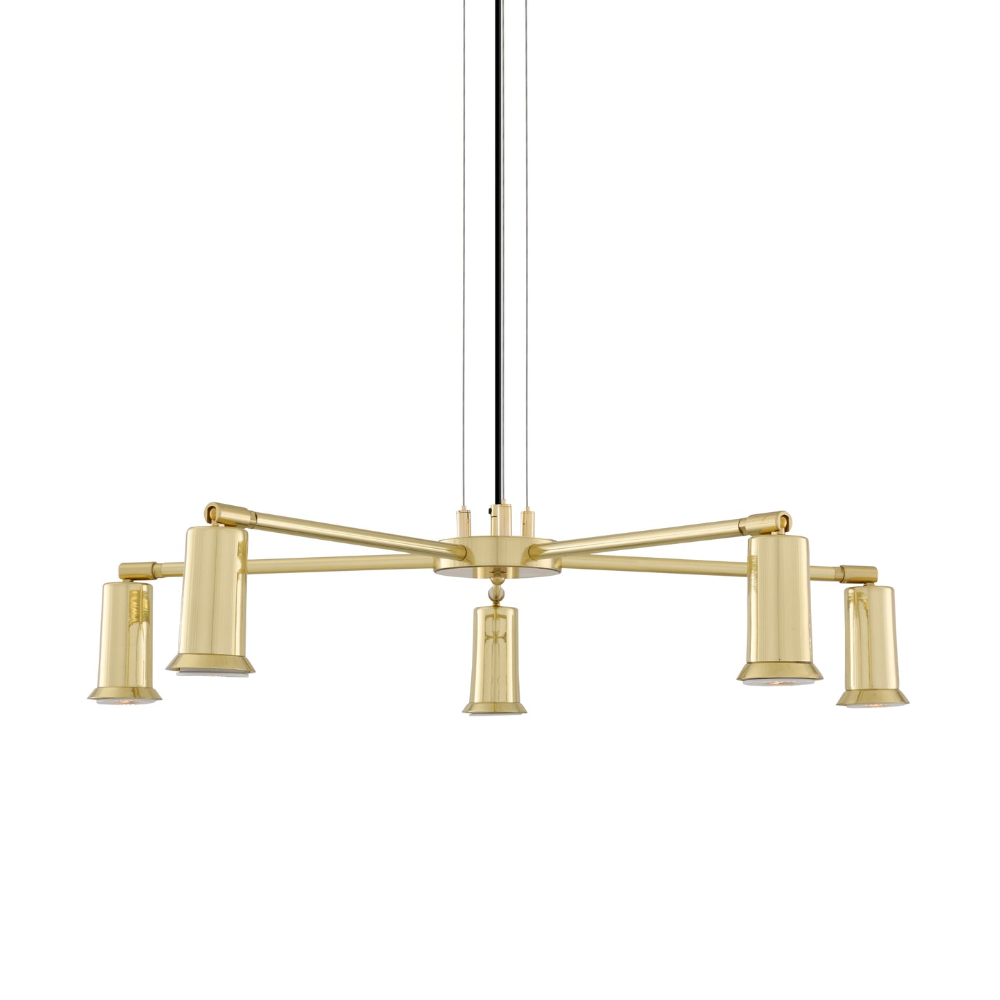 Jasper Contemporary Chandelier, Five-Arm