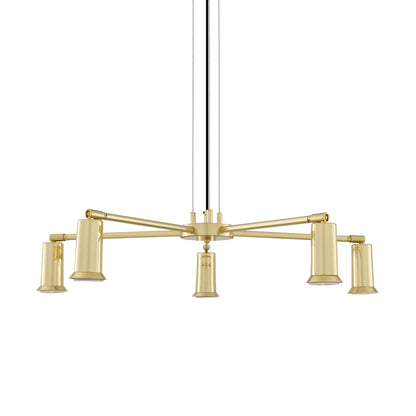 Jasper Contemporary Chandelier, Five-Arm