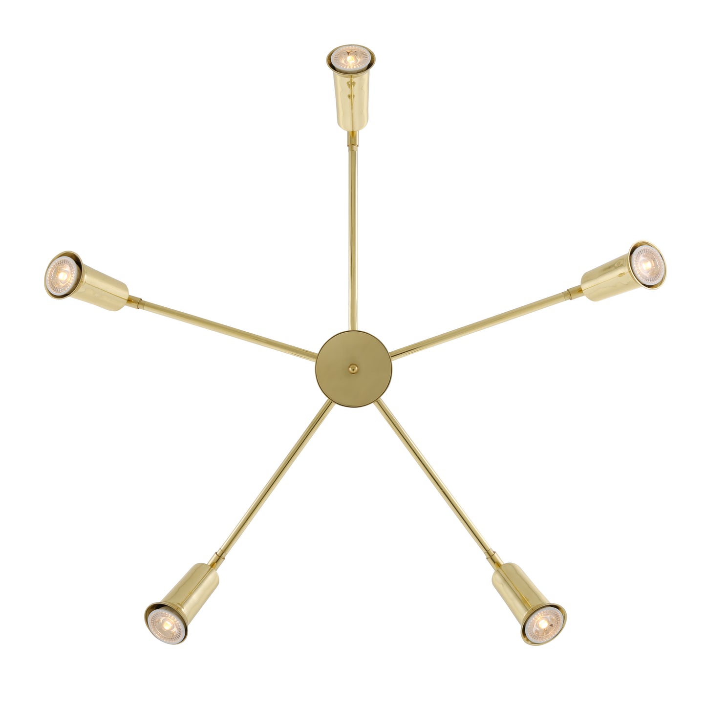 Jasper Contemporary Chandelier, Five-Arm