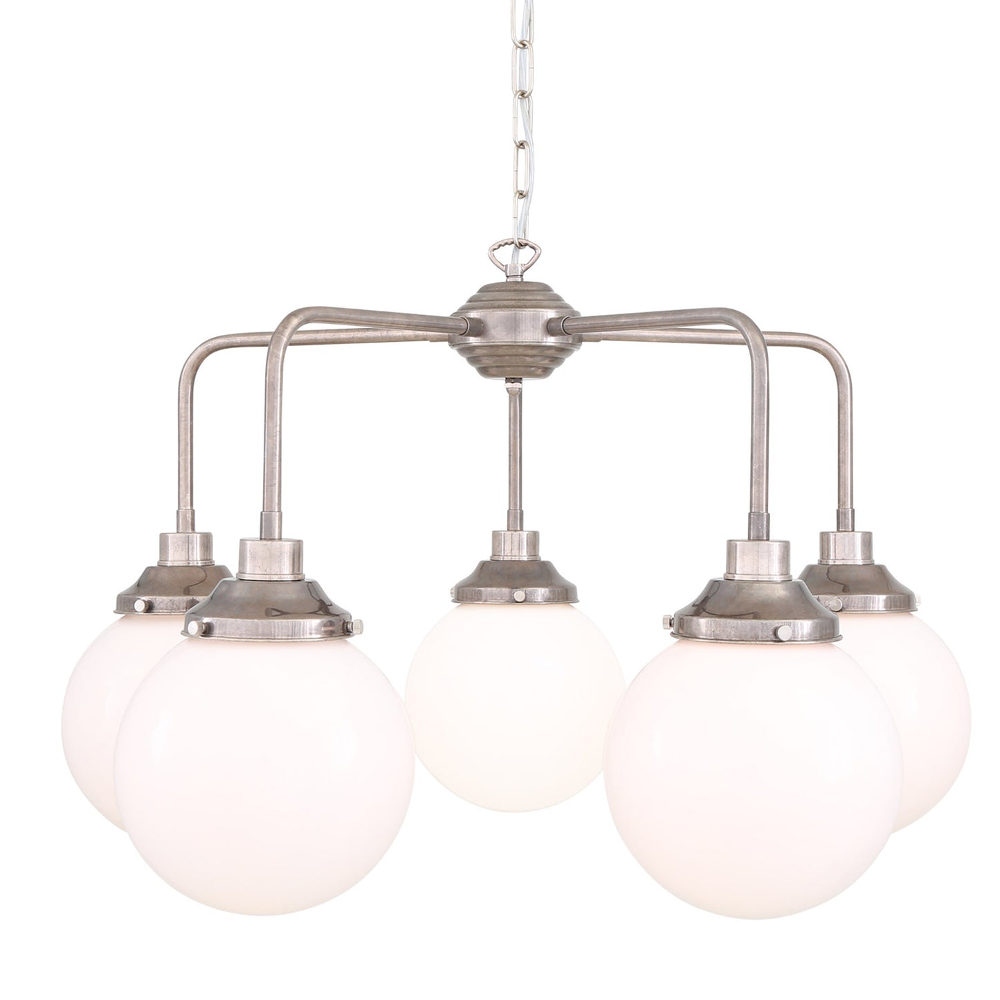 Rome Mid-Century Globe Chandelier,  Five-Light