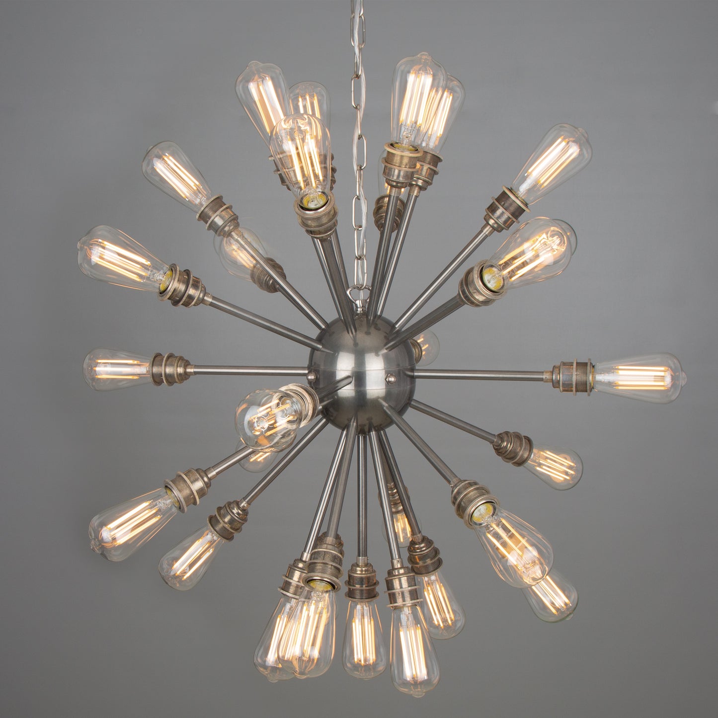 Sapporo Brass Sputnik Chandelier, 29-Arm