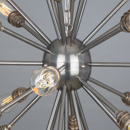 Sapporo Brass Sputnik Chandelier, 29-Arm