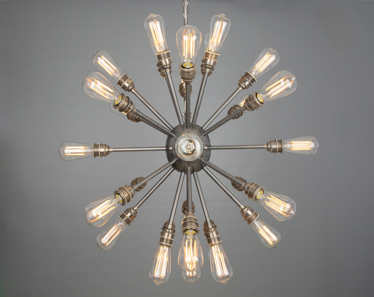 Sapporo Brass Sputnik Chandelier, 29-Arm