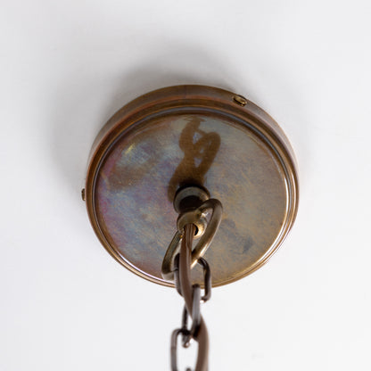 California Modern Brass Twelve-Arm Chandelier