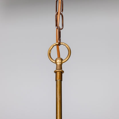 California Modern Brass Twelve-Arm Chandelier