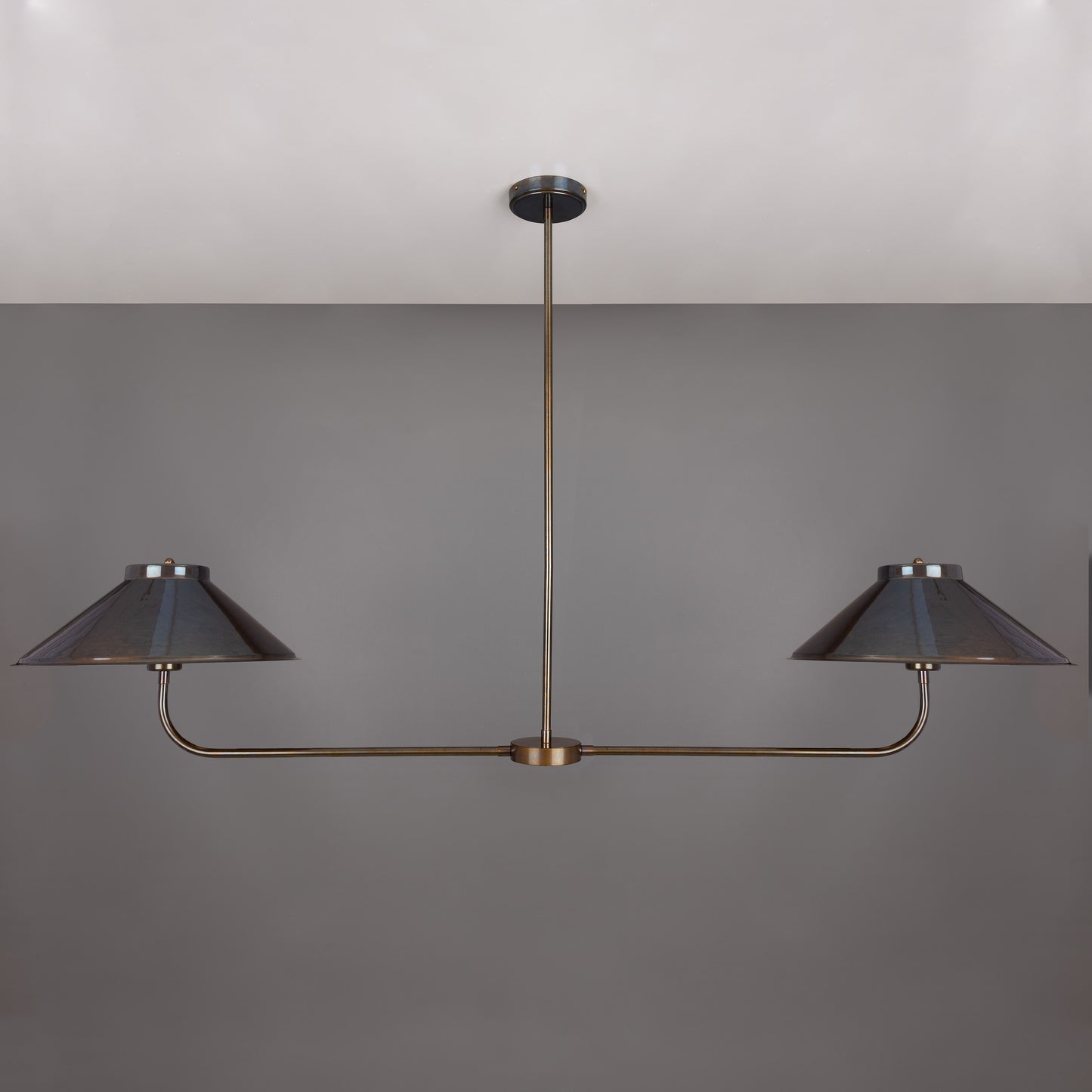 Princeton Modern Brass Island Chandelier
