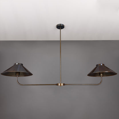 Princeton Modern Brass Island Chandelier