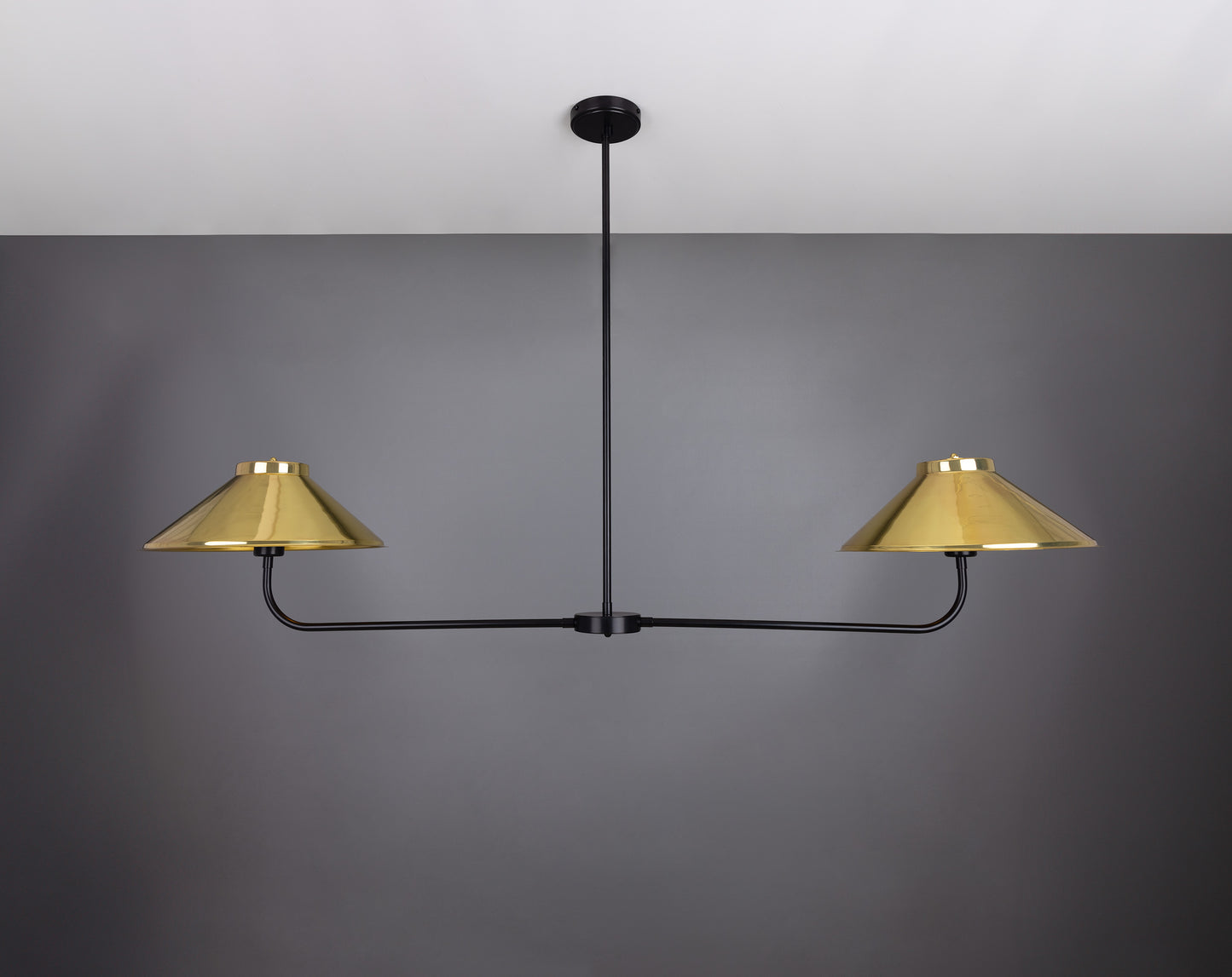 Princeton Modern Brass Island Chandelier