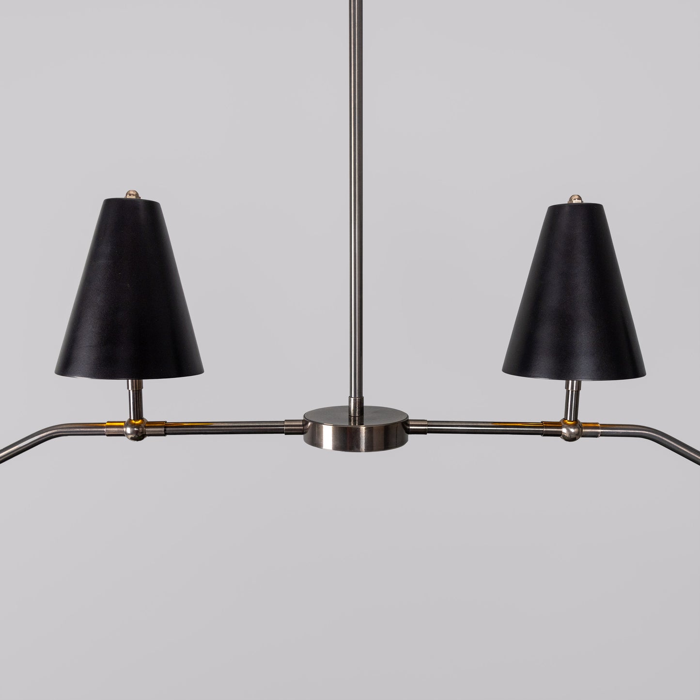 Salvador Island Bar Chandelier with Brass Shades