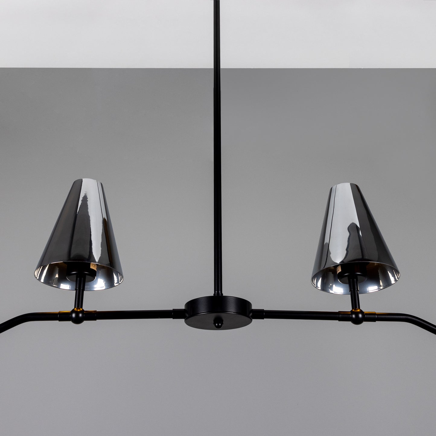 Salvador Island Bar Chandelier with Brass Shades