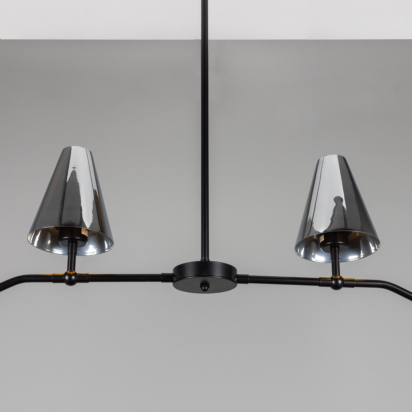 Salvador Island Bar Chandelier with Brass Shades