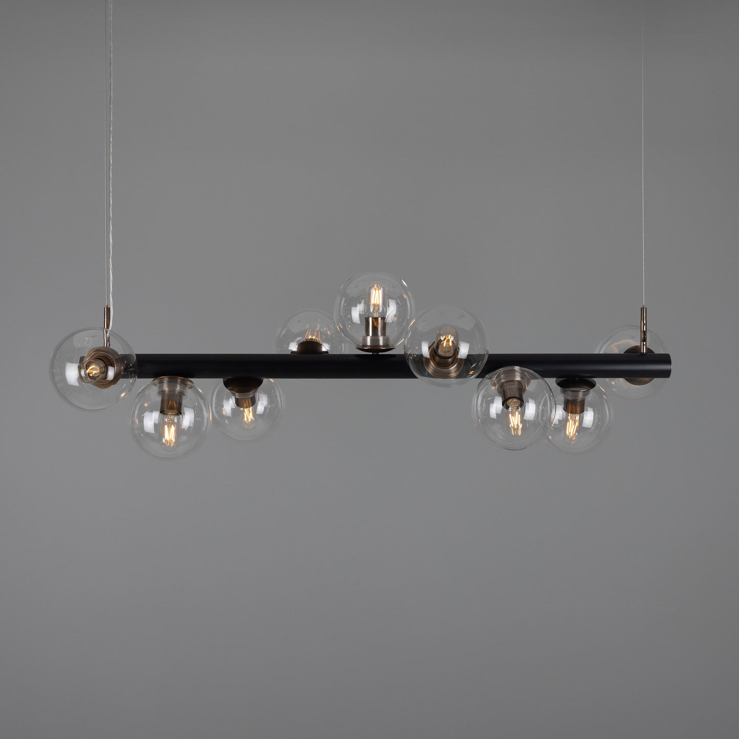 Moriarty Linear Island Pendant Light, Nine-Light