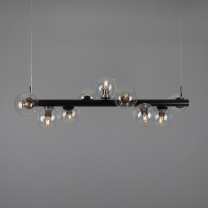 Moriarty Linear Island Pendant Light, Nine-Light