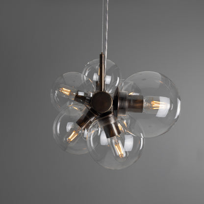 Moriarty Linear Island Pendant Light, Nine-Light