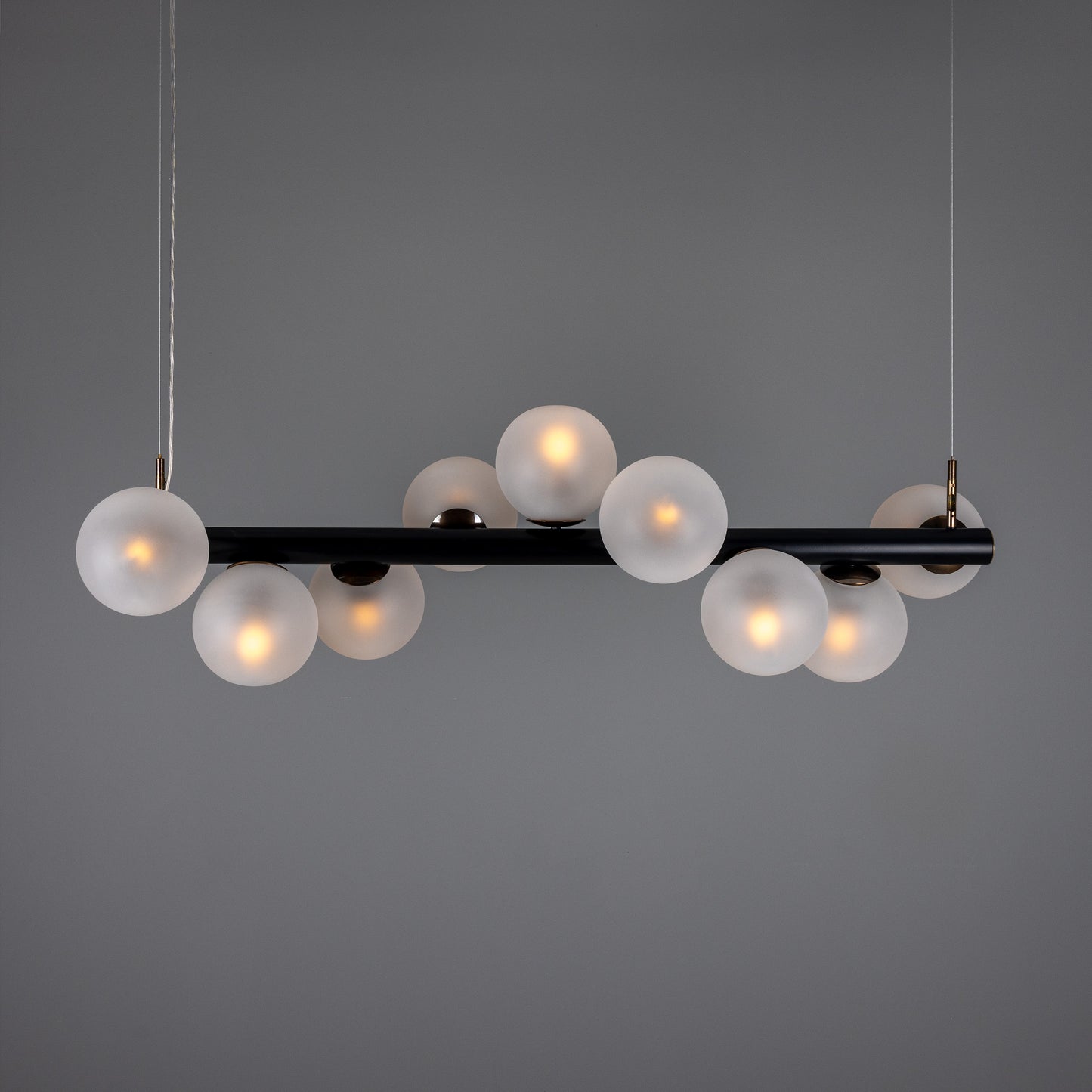 Moriarty Linear Island Pendant Light, Nine-Light