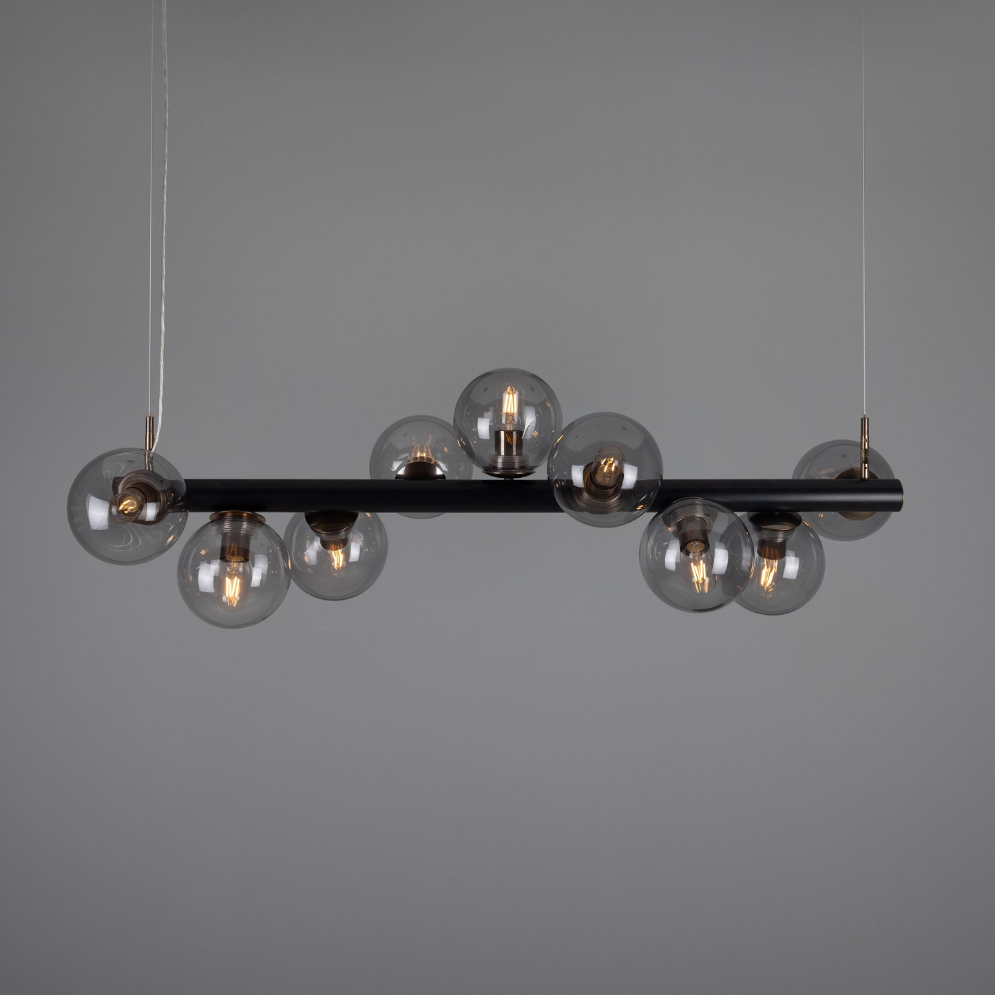 Moriarty Linear Island Pendant Light, Nine-Light