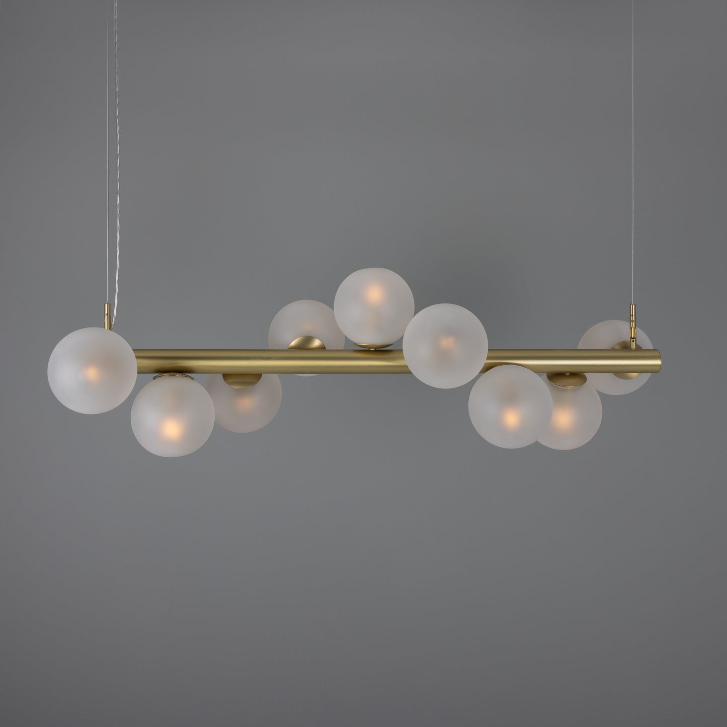 Moriarty Linear Island Pendant Light, Nine-Light