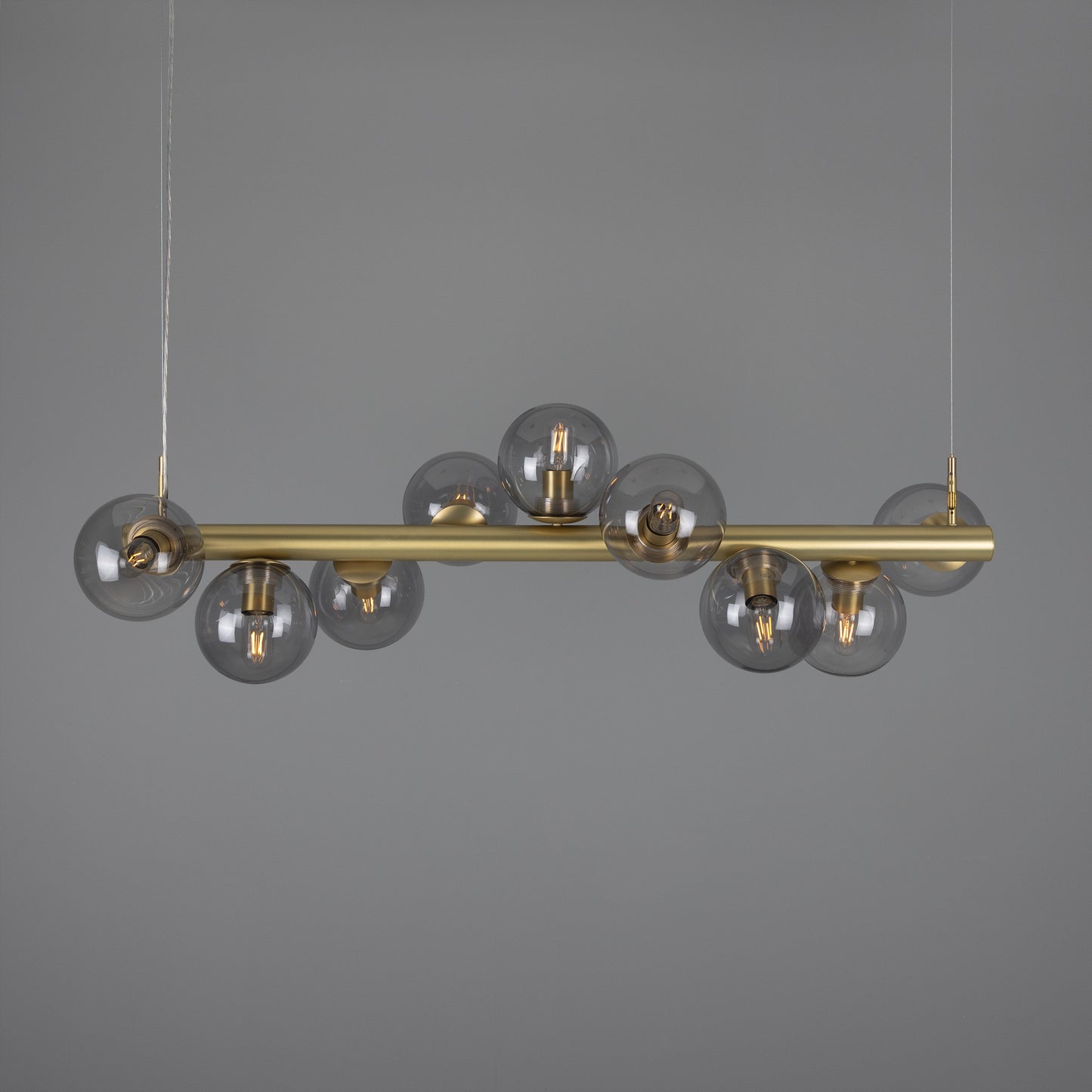 Moriarty Linear Island Pendant Light, Nine-Light