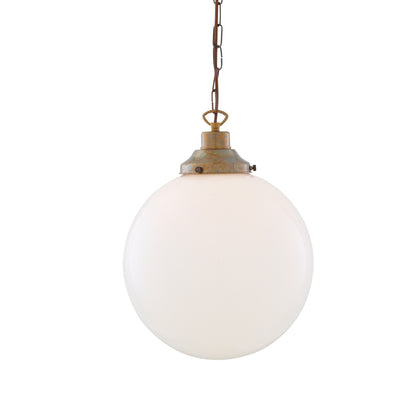 Yerevan Opal Glass Globe Pendant Light