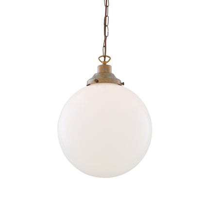 Yerevan Opal Glass Globe Pendant Light