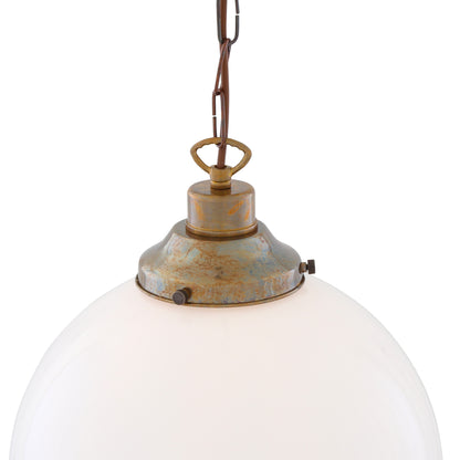 Yerevan Opal Glass Globe Pendant Light