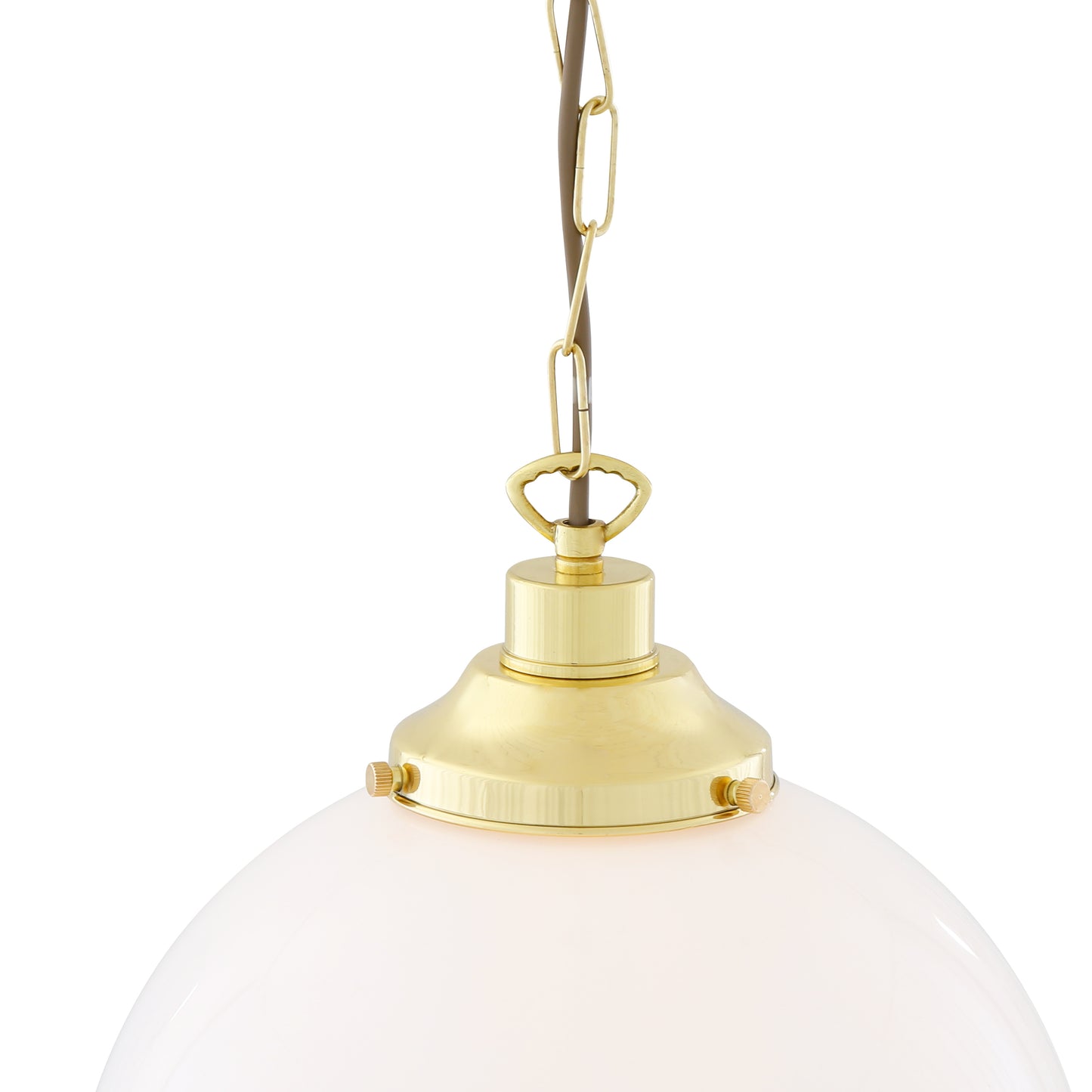 Yerevan Opal Glass Globe Pendant Light