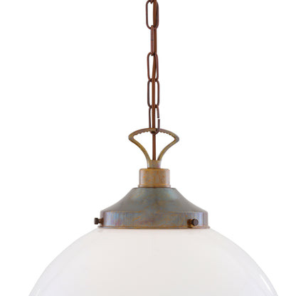 Yerevan Opal Glass Globe Pendant Light