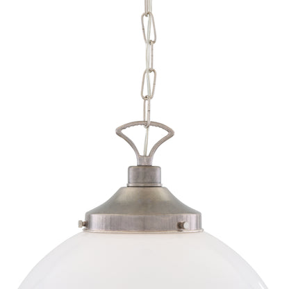 Yerevan Opal Glass Globe Pendant Light